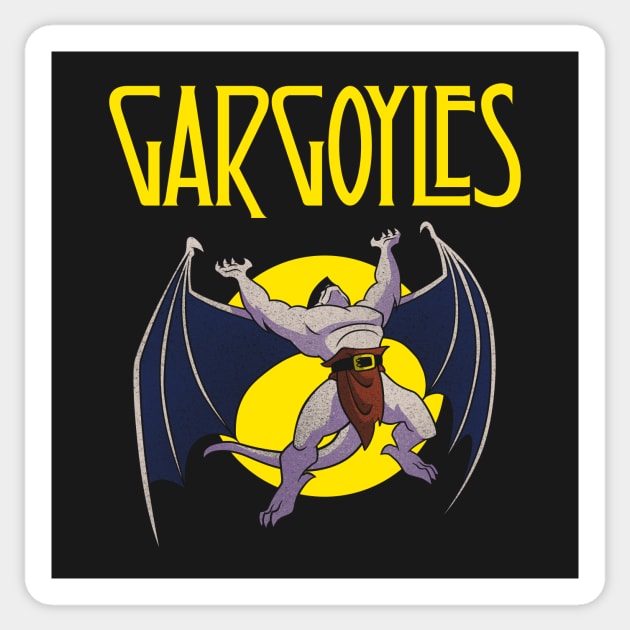Gargoyles Sticker by Barbadifuoco